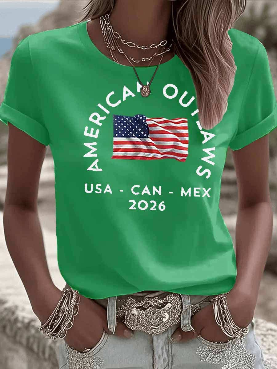 USA-CAN-MAX 2026 Printed T-Shirt