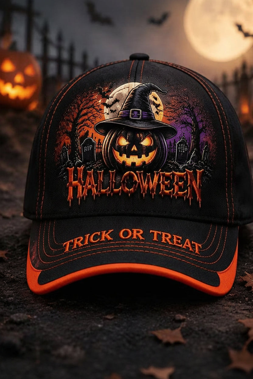 Unisex Halloween Blood-Stain Print Hat