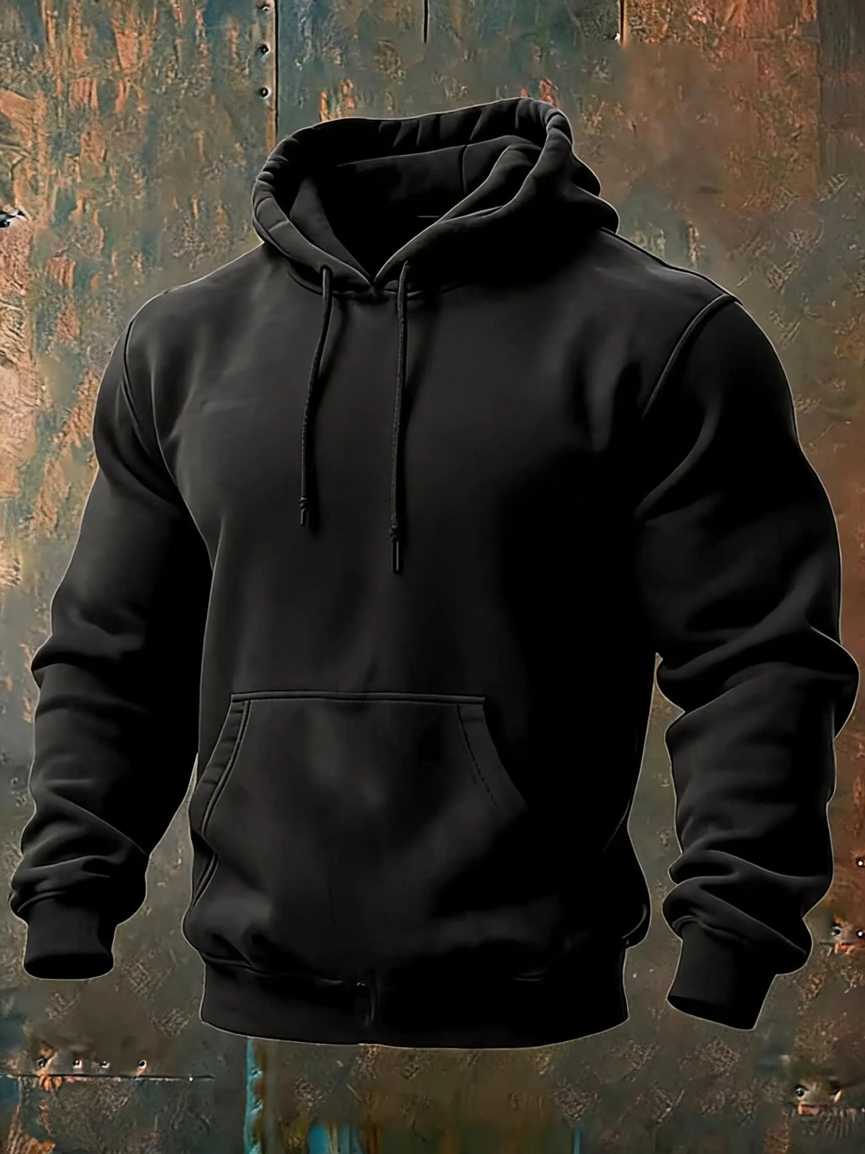 Men's Retro Pure Cotton Hoodie