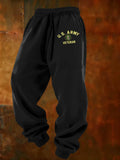US Army Veteran Printed Casual  Casual Sweatpants