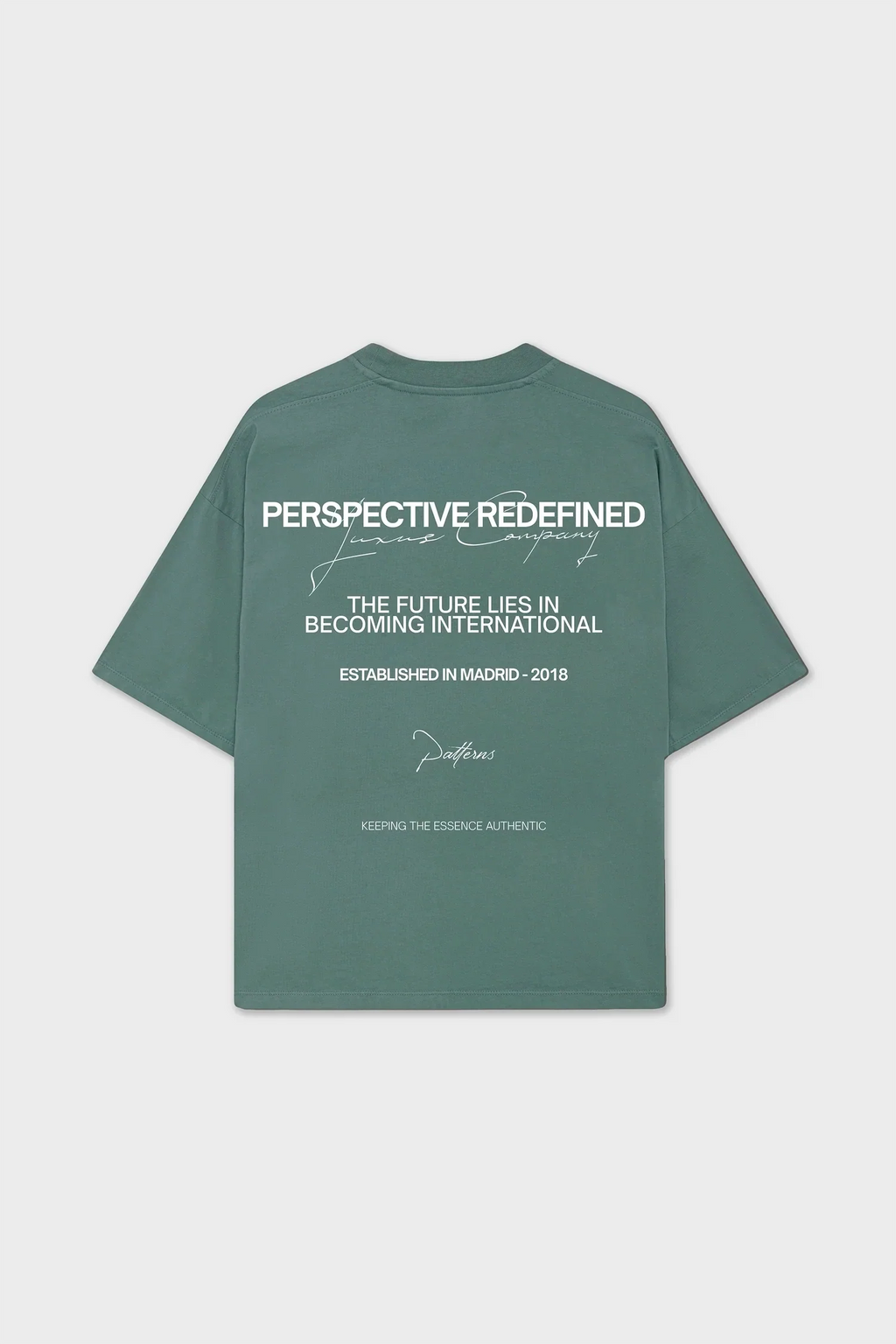 MARBLE "PATTERNS" T-SHIRT GREEN