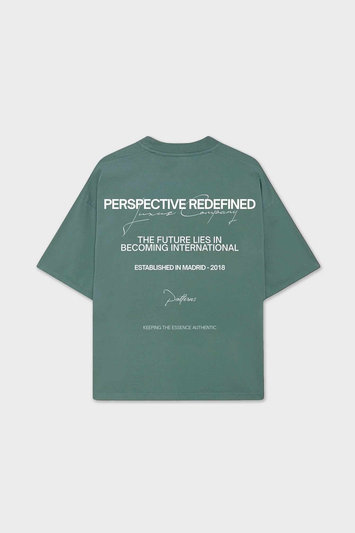 MARBLE "PATTERNS" T-SHIRT GREEN