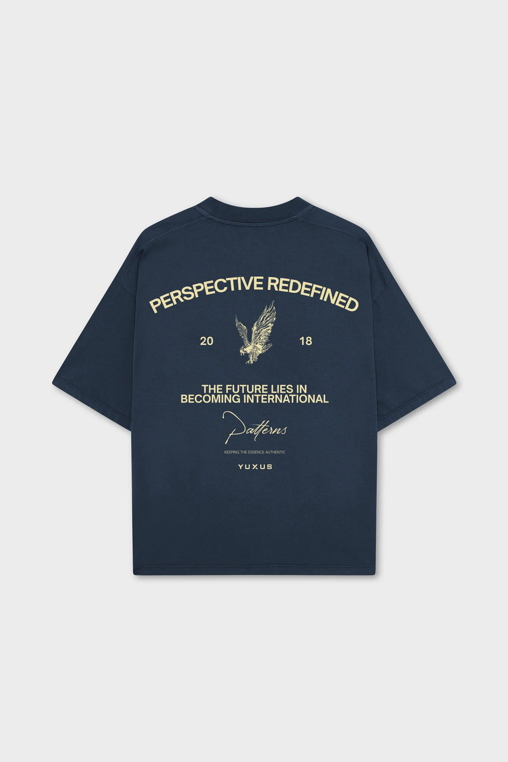 BEETLE "PATTERNS" T-SHIRT NAVY BLUE