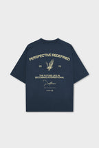 BEETLE "PATTERNS" T-SHIRT NAVY BLUE