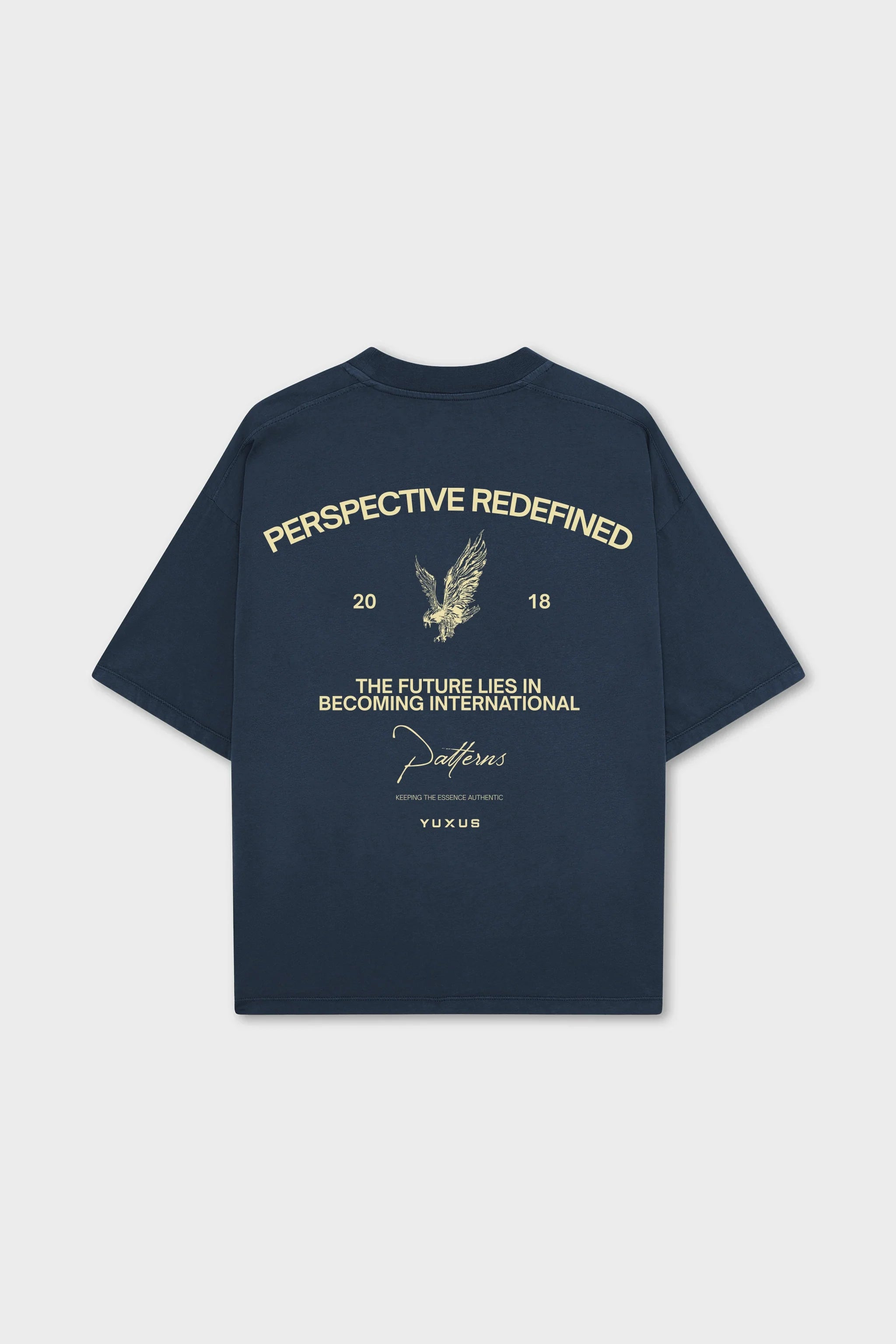BEETLE "PATTERNS" T-SHIRT NAVY BLUE