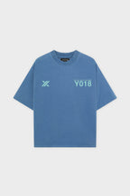 CANDLE "HONGDAE" T-SHIRT BLUE