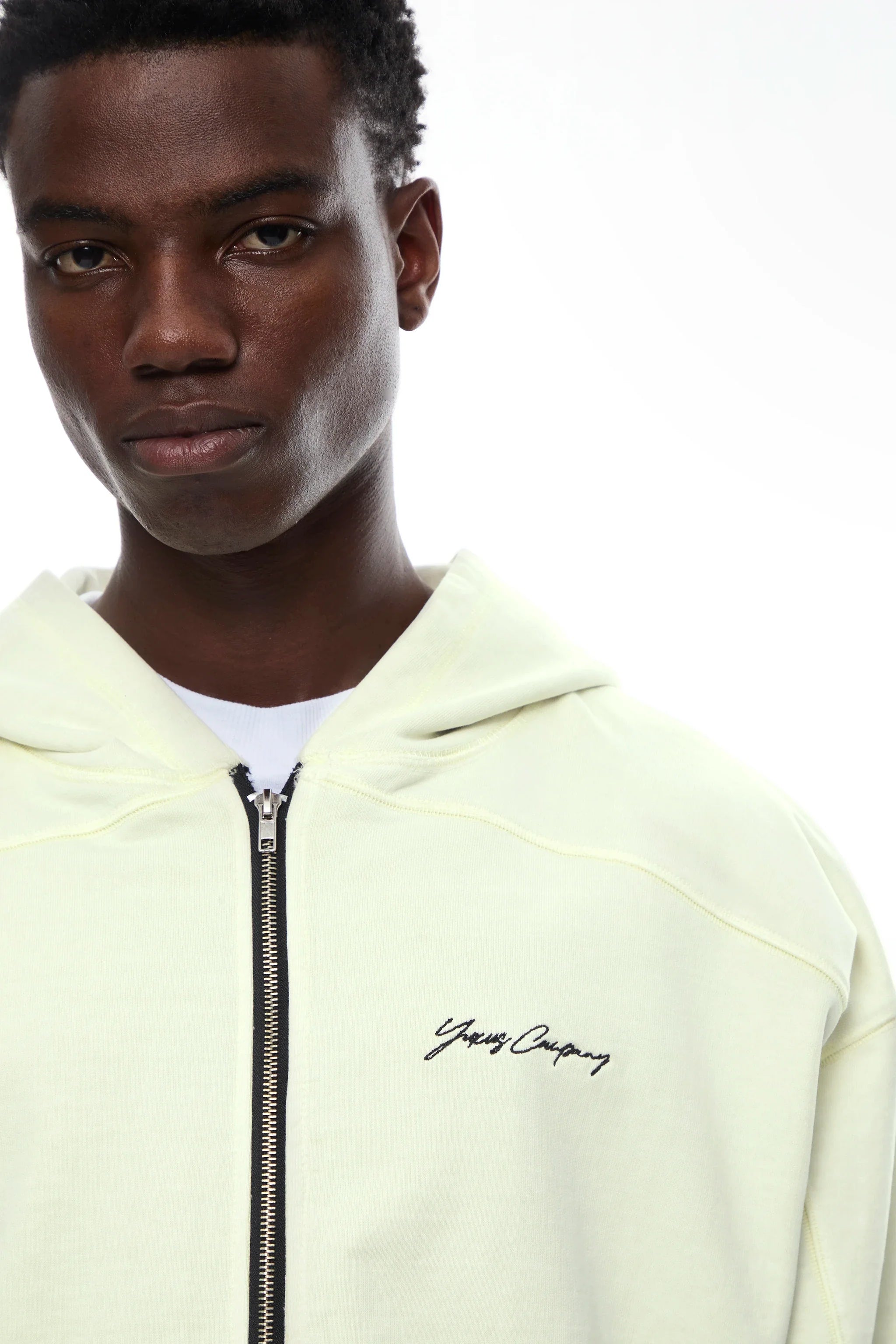 CREAM "THREADS" ZIP