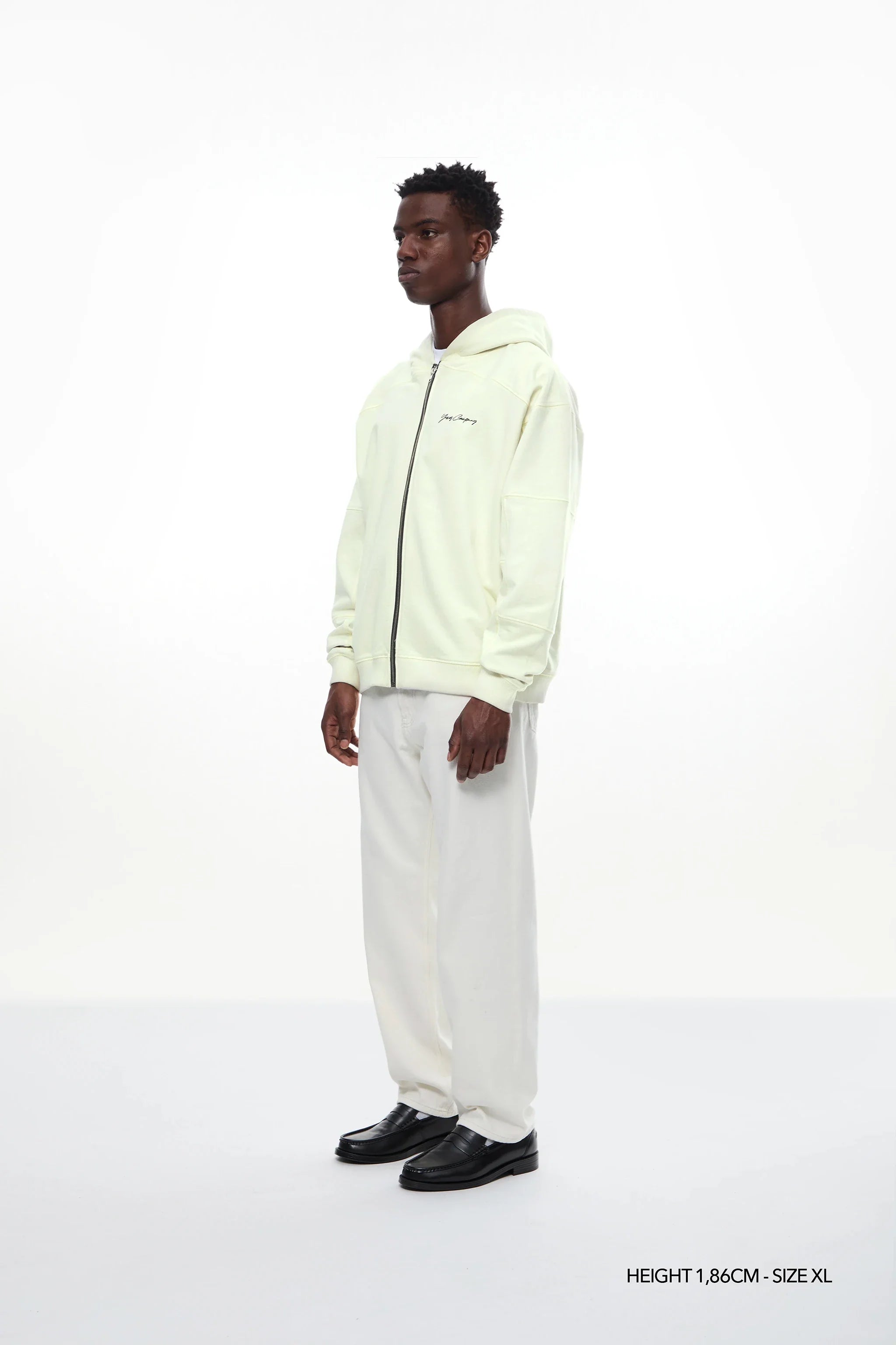 CREAM "THREADS" ZIP