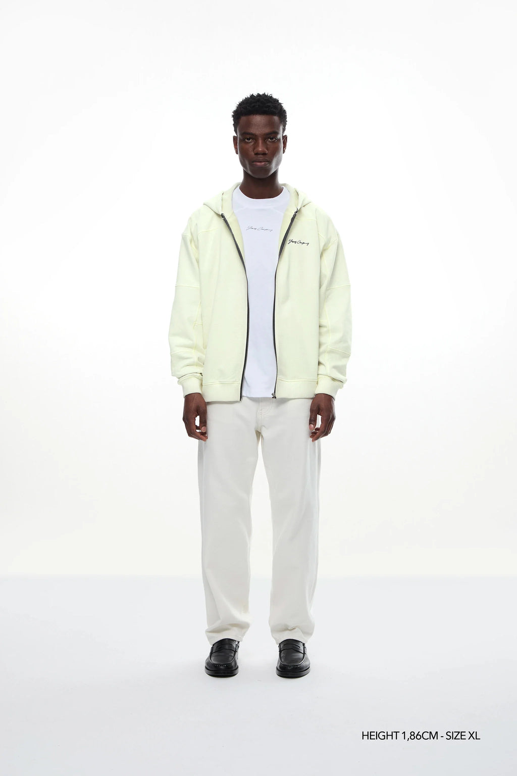CREAM "THREADS" ZIP