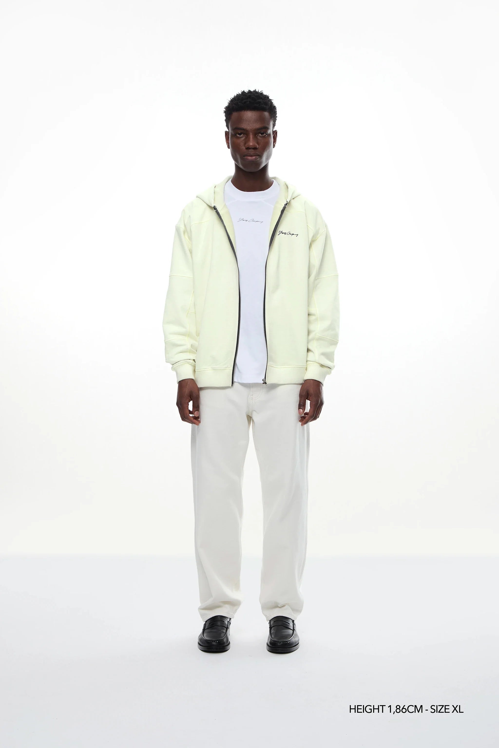 CREAM "THREADS" ZIP