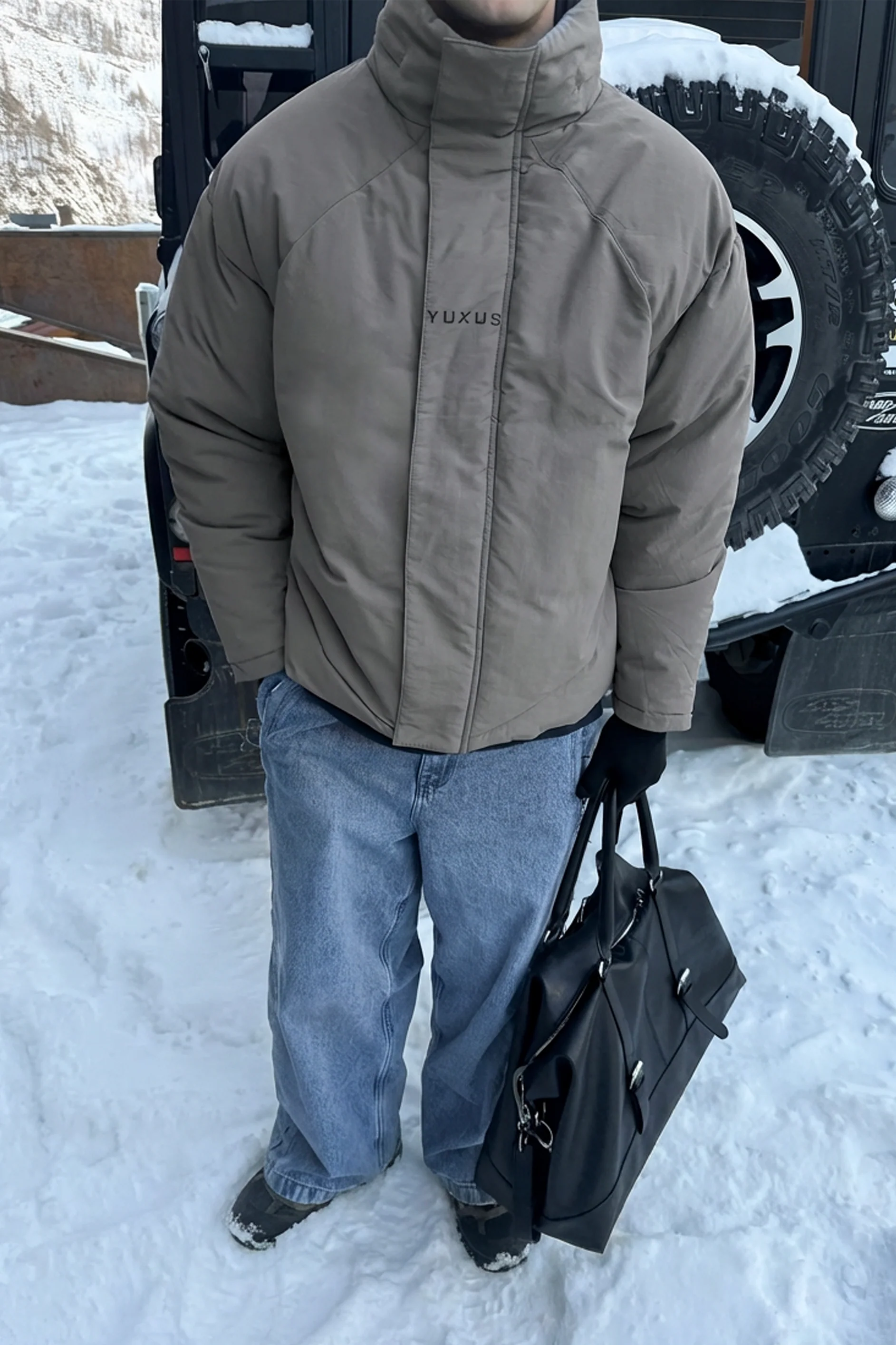 CHROME "WINDY" PUFFER
