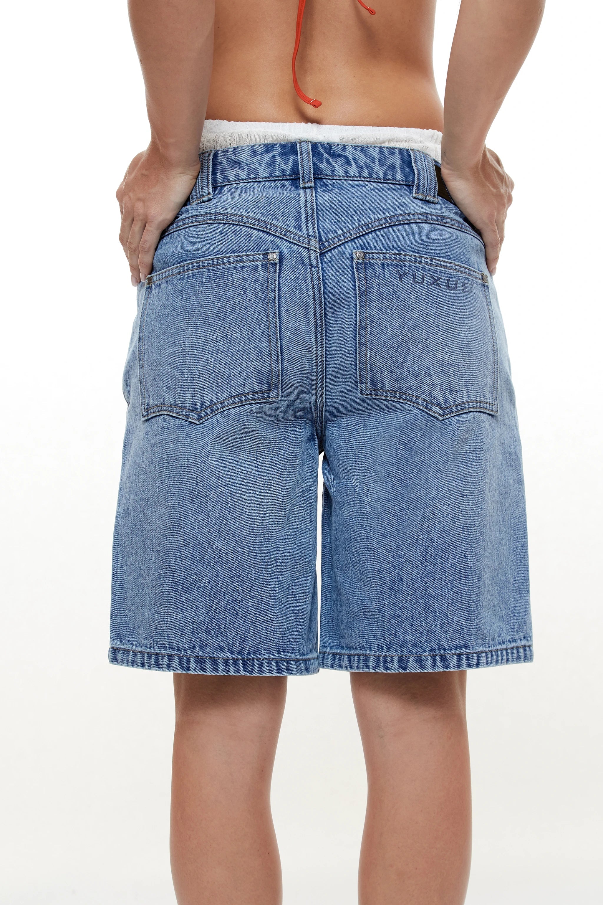 CLIFF "LE CLUB" DENIM SHORTS