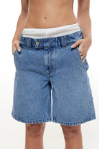 CLIFF "LE CLUB" DENIM SHORTS