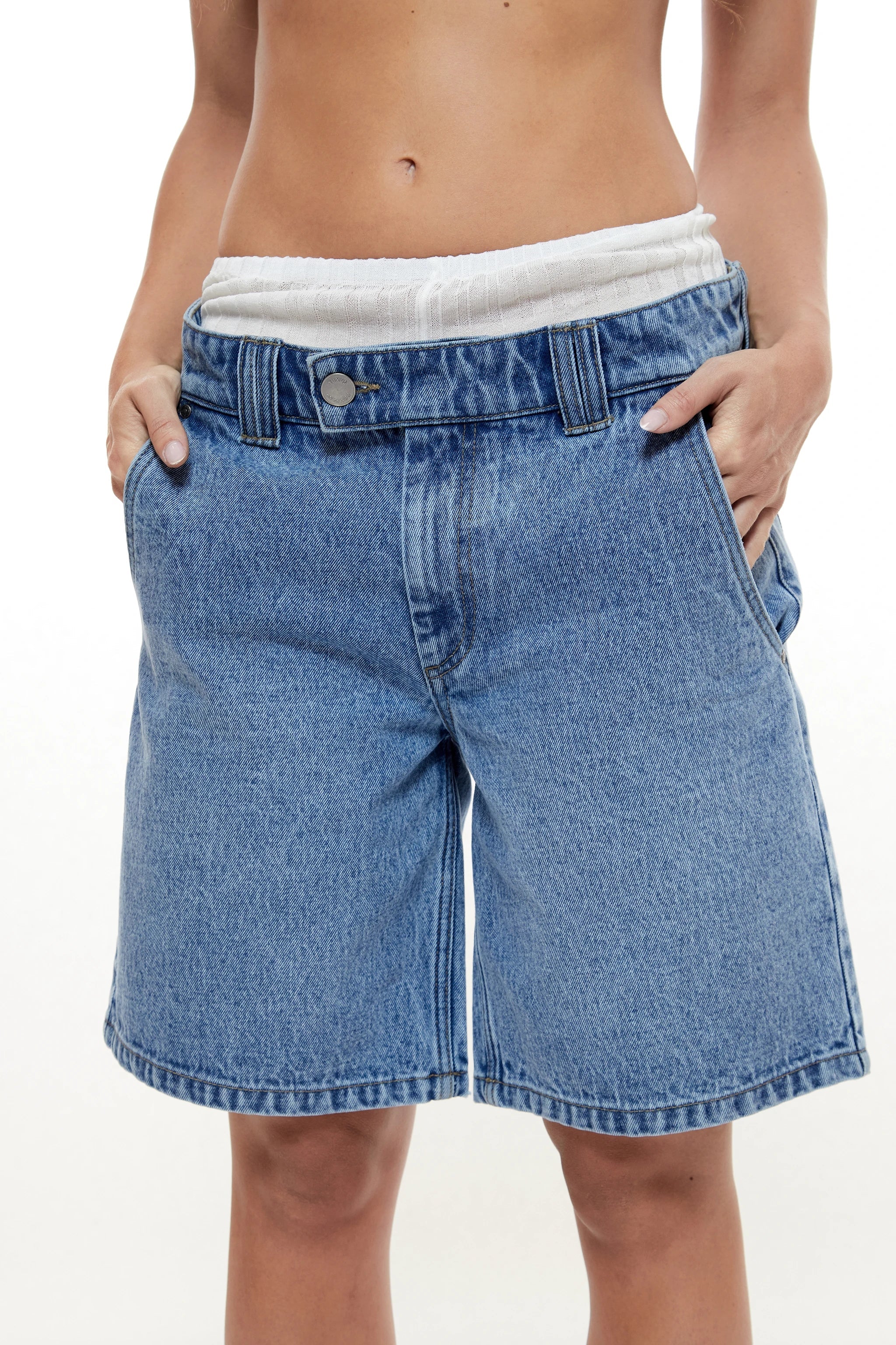 CLIFF "LE CLUB" DENIM SHORTS