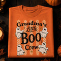 Grandma's Boo Crew Polka Dot Stripes - Personalized Shirt - Perfect Halloween Costume for Grandma