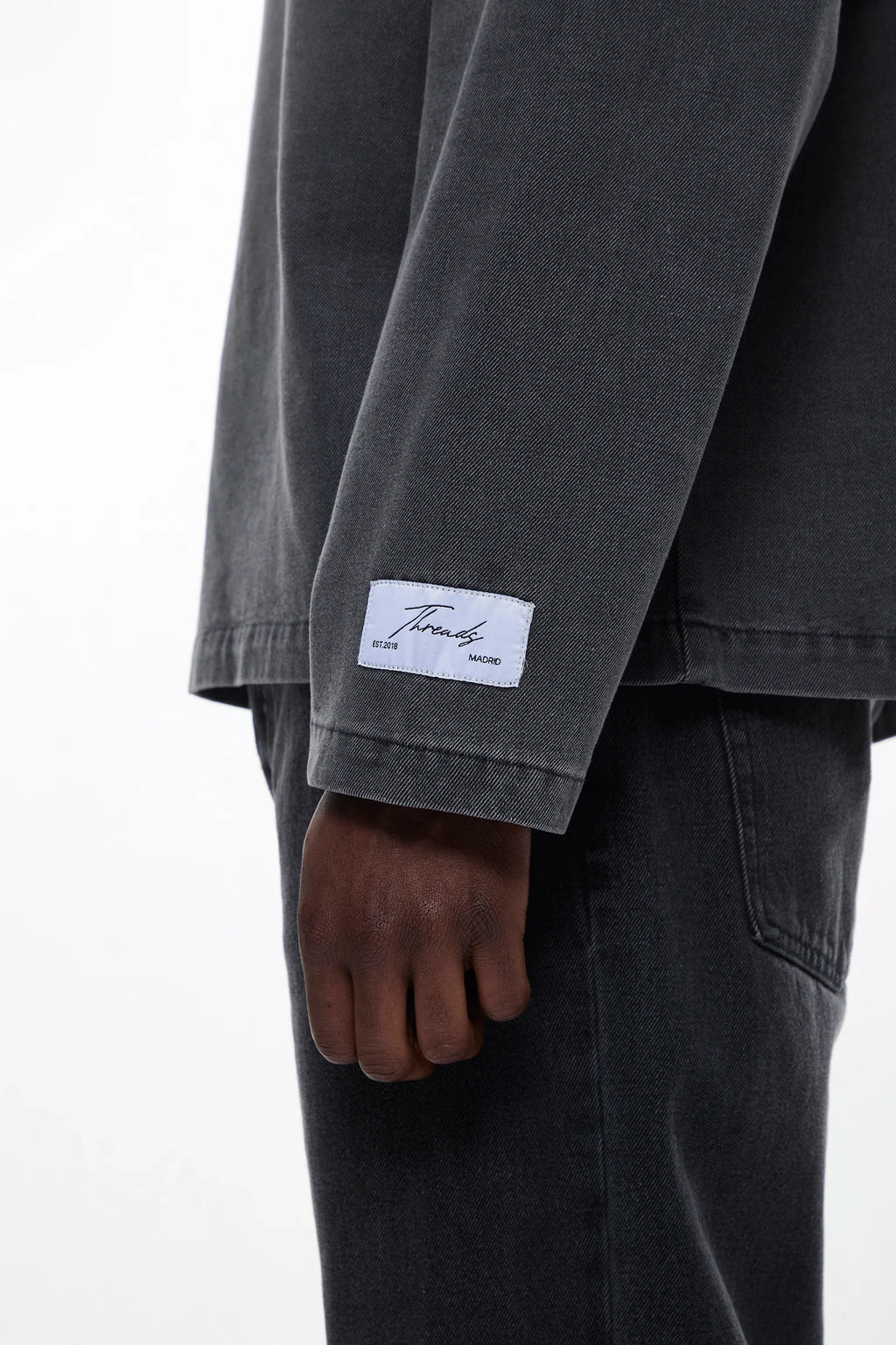 JETGRAY "THREADS" DENIM POLO