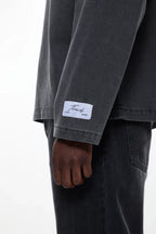 JETGRAY "THREADS" DENIM POLO