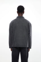 JETGRAY "THREADS" DENIM POLO