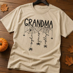 Halloween Grandma Mom Spooky Spiders - Personalized Shirt