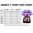 Halloween Theme Spooky Cat Mom Witch - Personalized Shirt - Halloween Gift For Cat Lovers