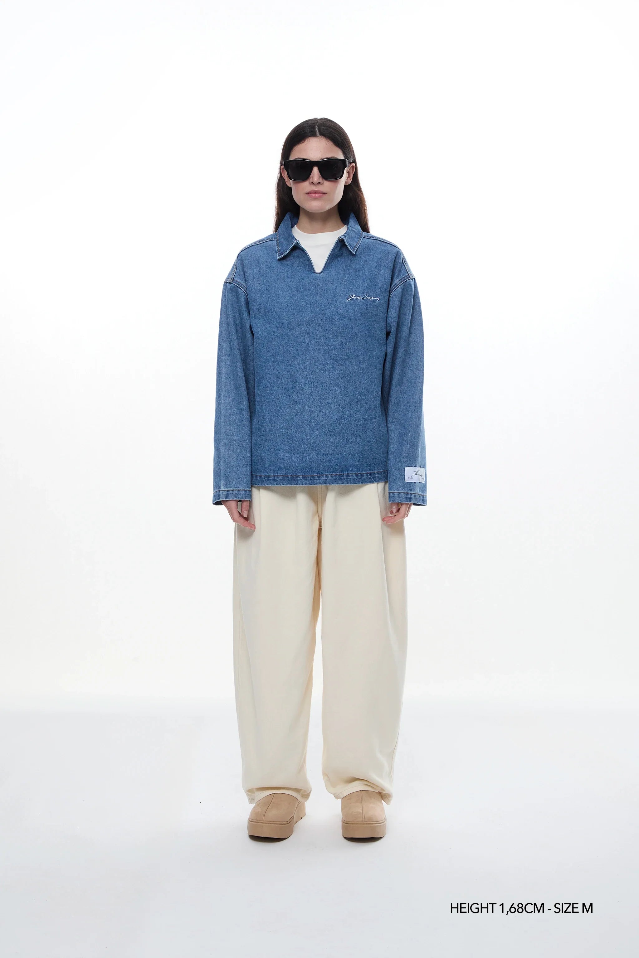 REGAL "THREADS" DENIM POLO