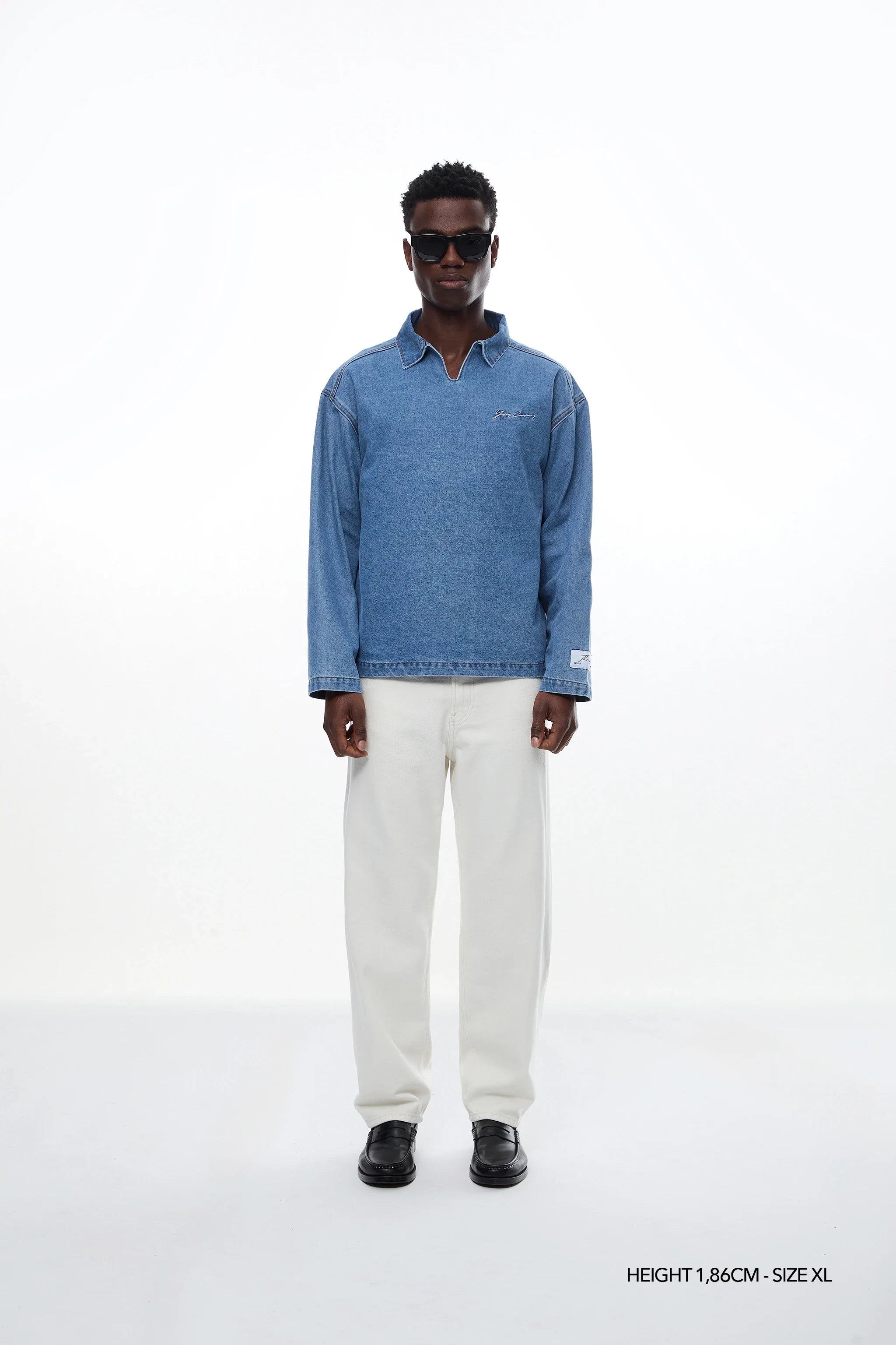 REGAL "THREADS" DENIM POLO