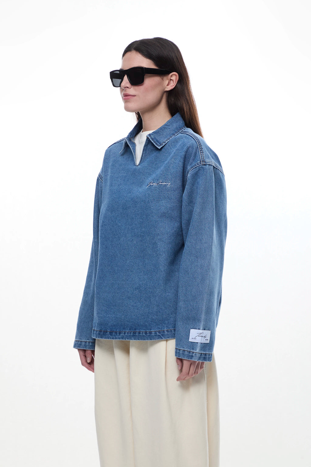 REGAL "THREADS" DENIM POLO