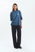 CANDLE "HONGDAE" T-SHIRT BLUE