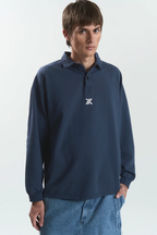 NAVY "ICONS" POLO