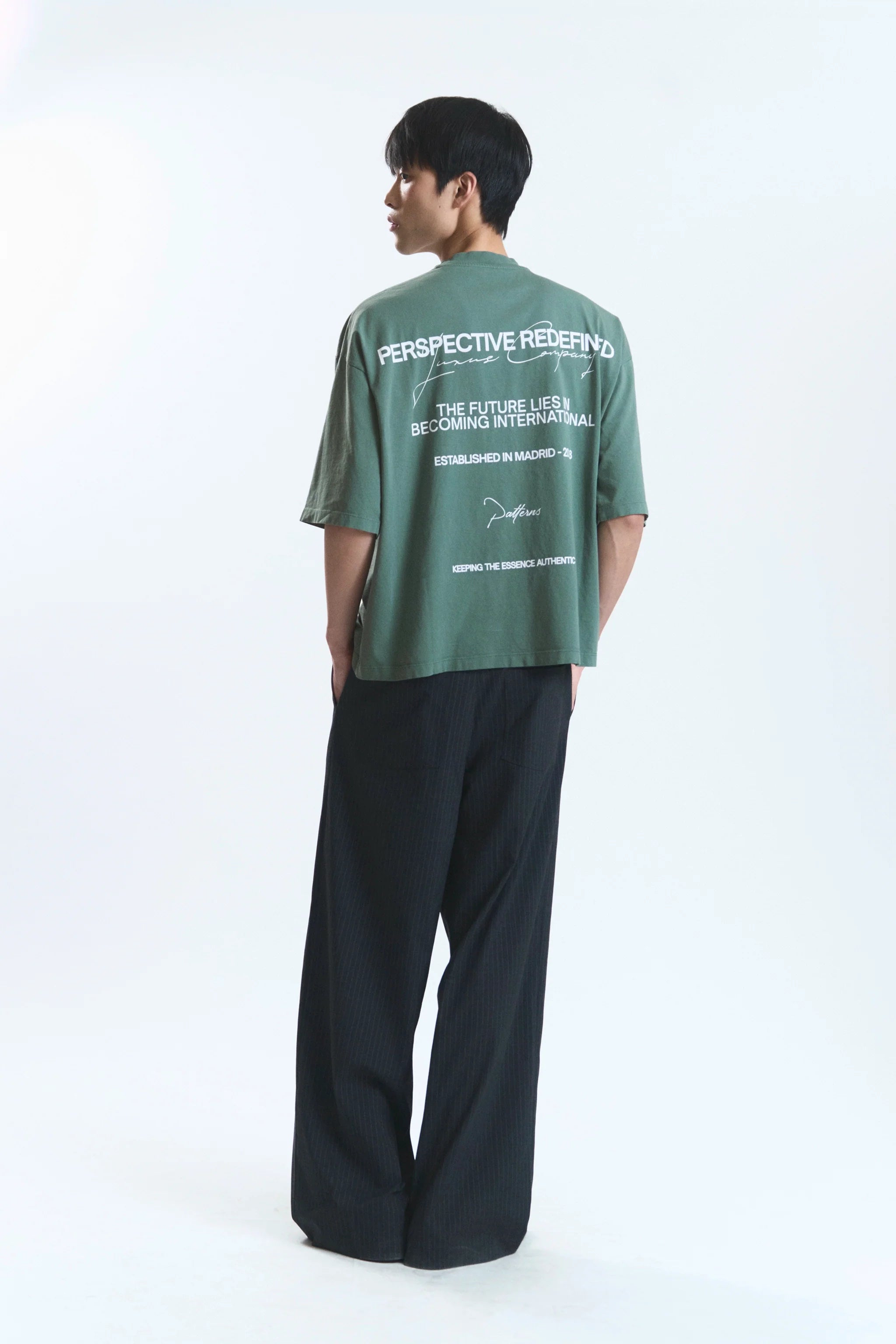 MARBLE "PATTERNS" T-SHIRT GREEN