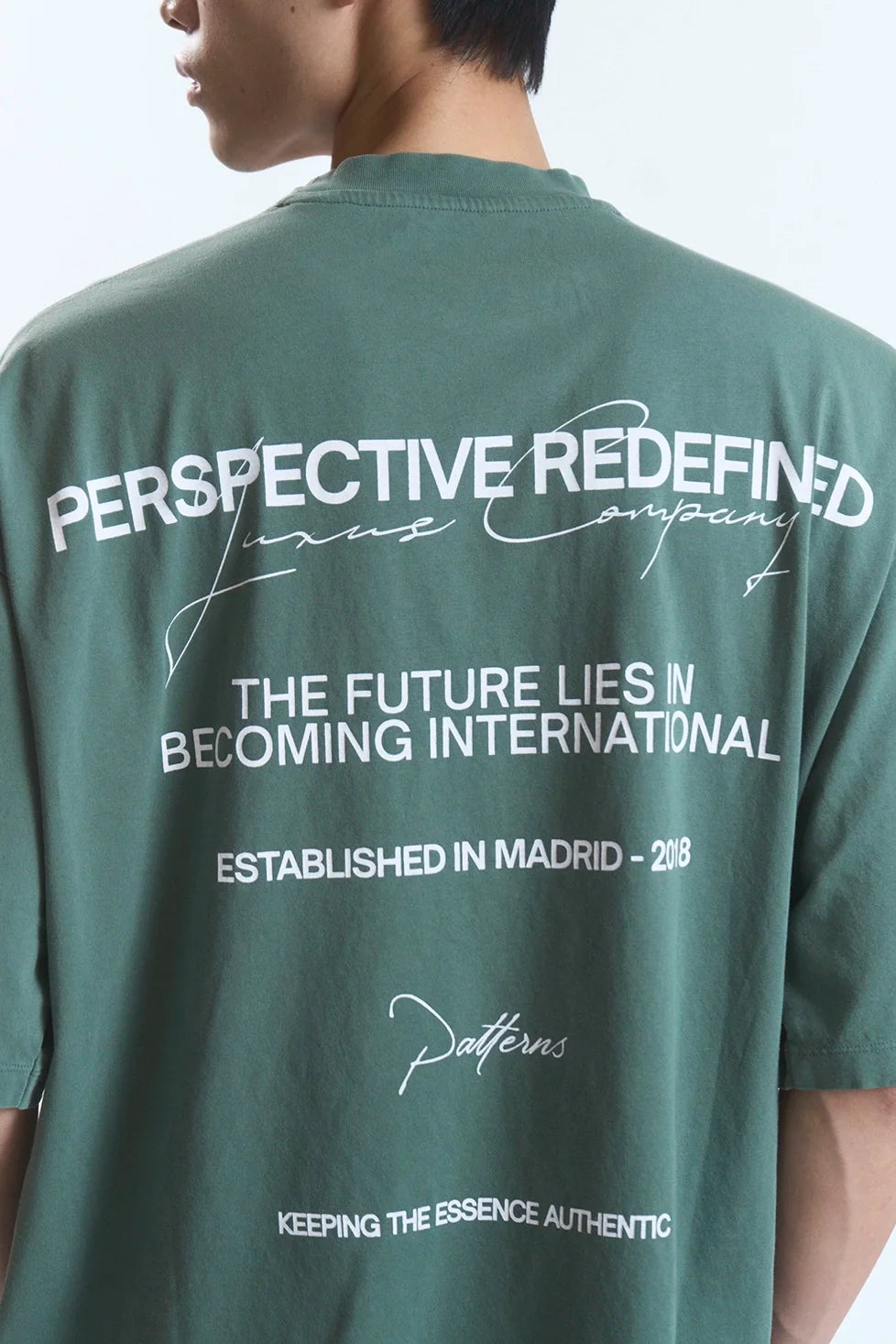 MARBLE "PATTERNS" T-SHIRT GREEN