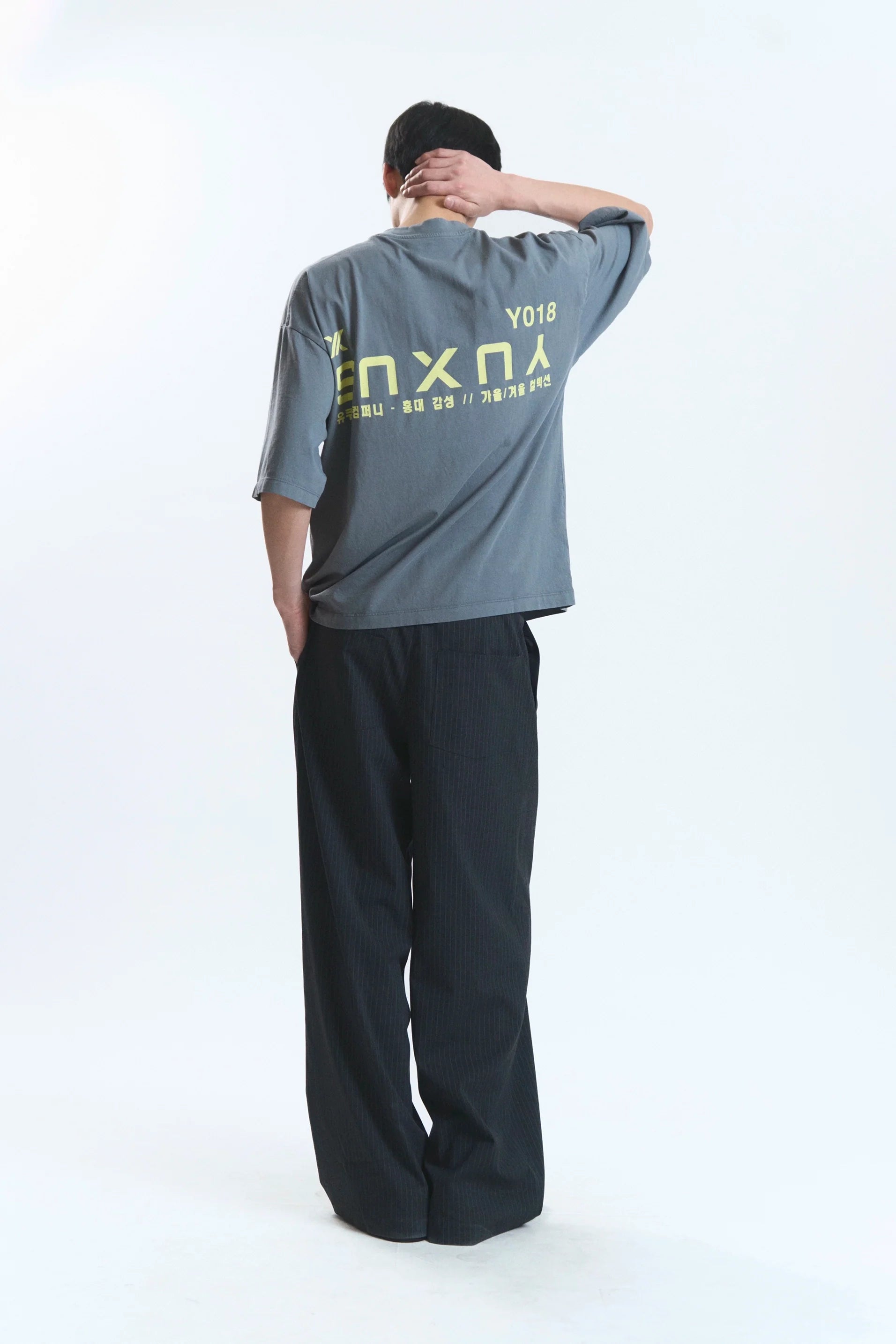 CANDLE  "HONGDAE" T-SHIRT GREY