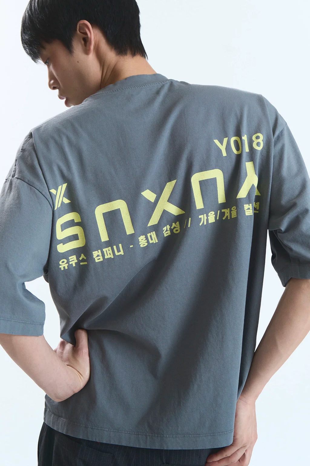 CANDLE  "HONGDAE" T-SHIRT GREY