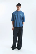 CANDLE "HONGDAE" T-SHIRT BLUE