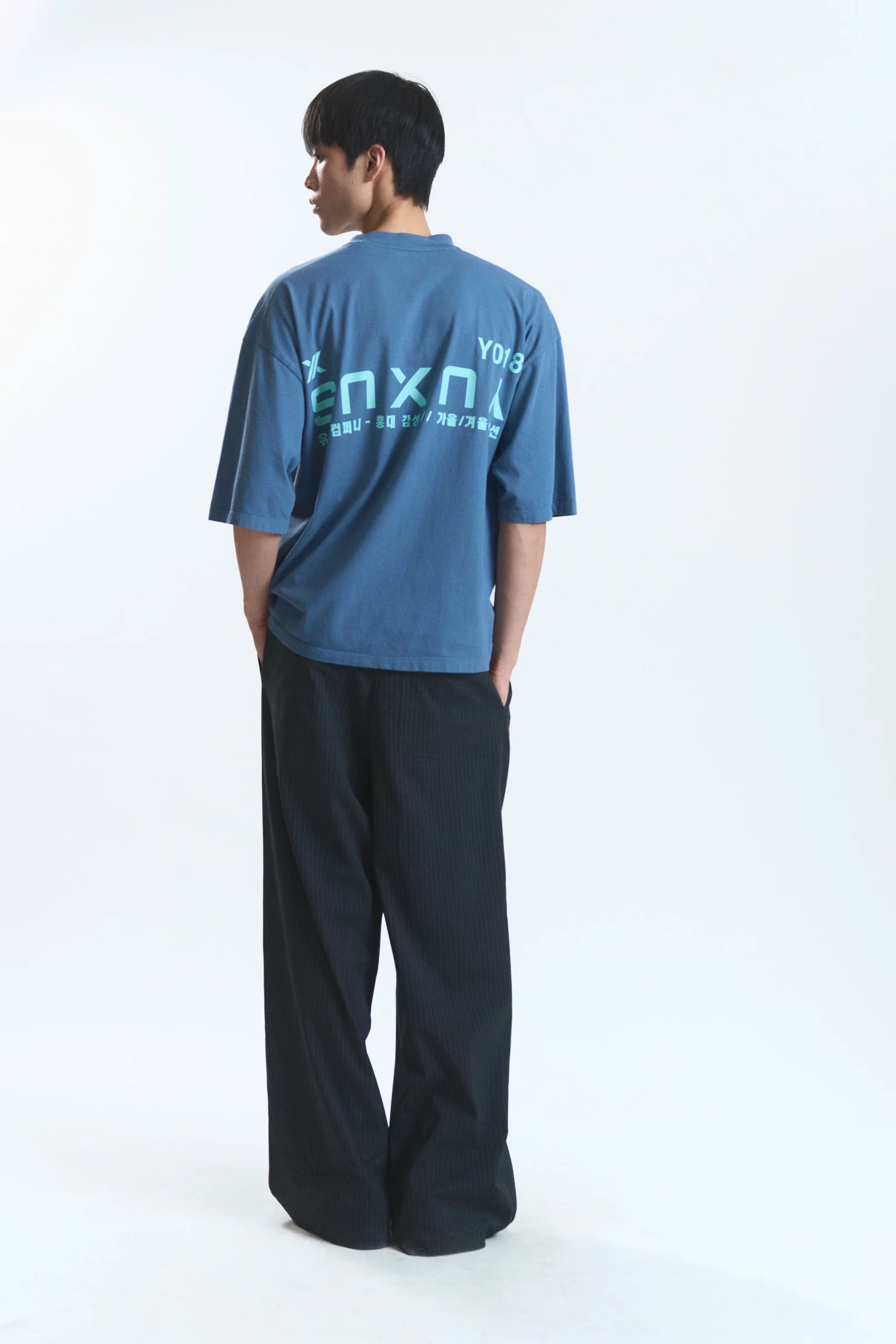 CANDLE "HONGDAE" T-SHIRT BLUE