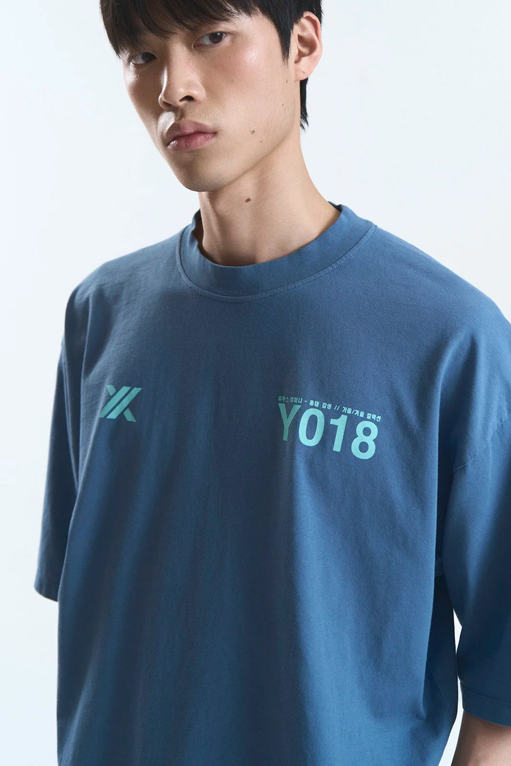 CANDLE "HONGDAE" T-SHIRT BLUE