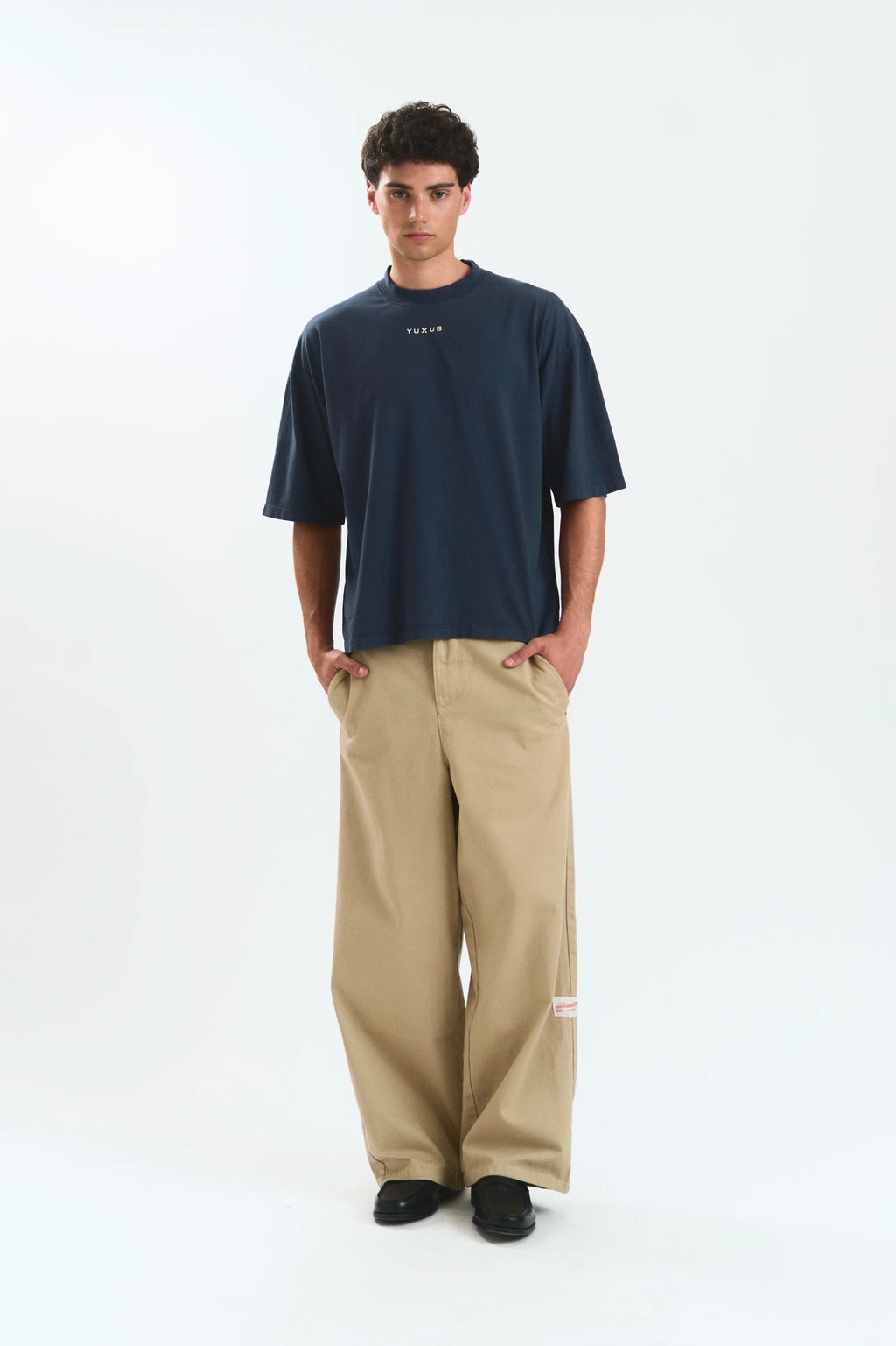 BEETLE "PATTERNS" T-SHIRT NAVY BLUE