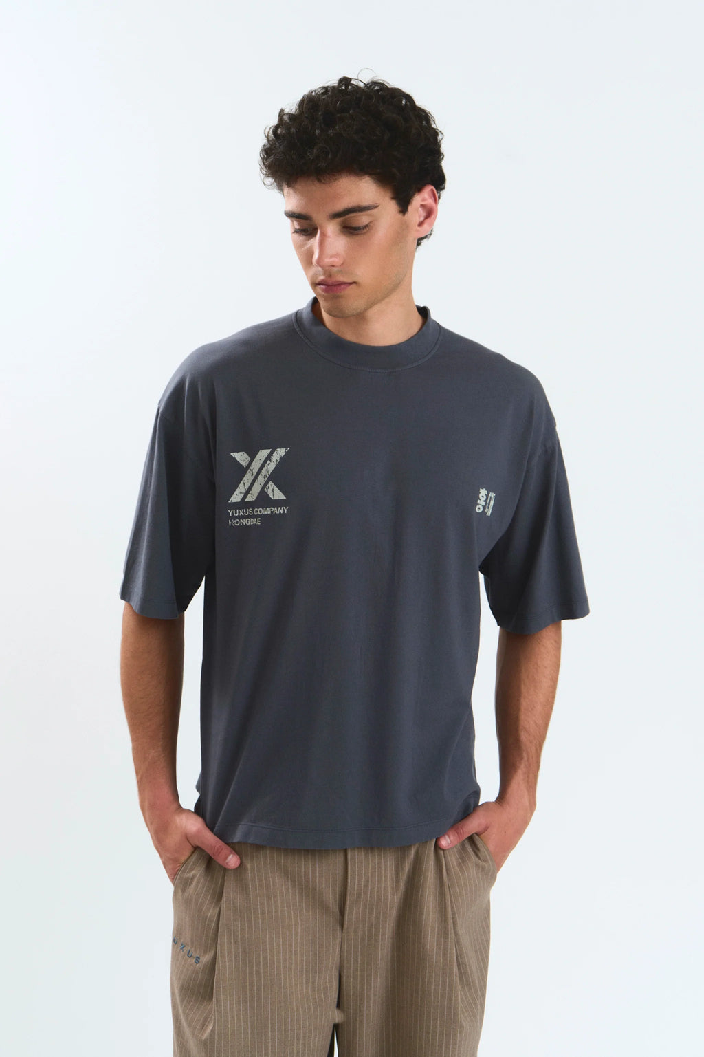 HERB "HONGDAE" T-SHIRT DARK GREY