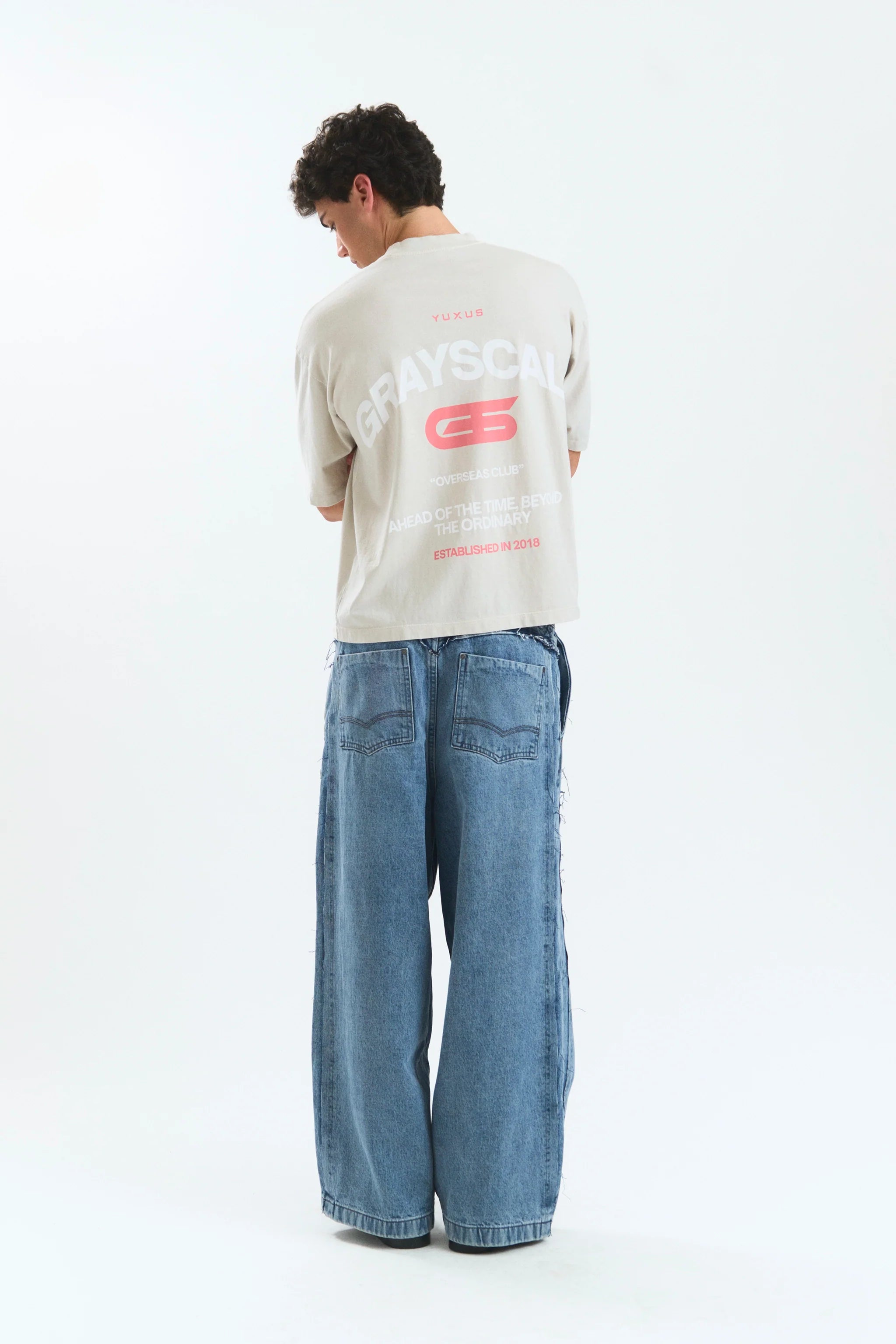GOOSE "GRAYSCALE" T-SHIRT LIGHT GREY