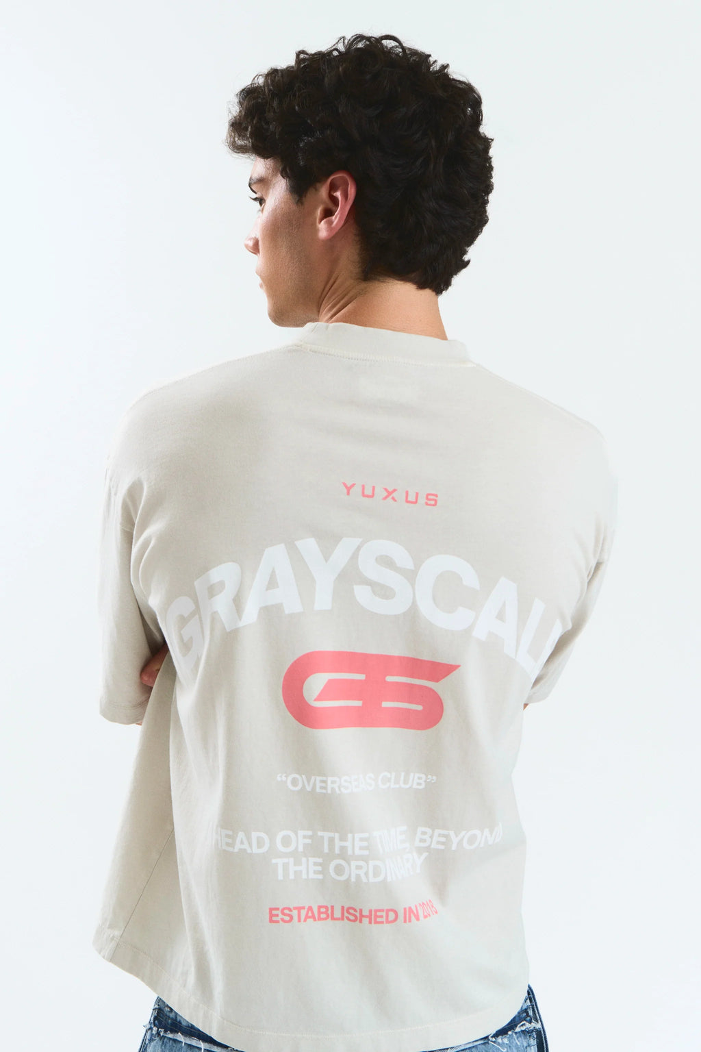 GOOSE "GRAYSCALE" T-SHIRT LIGHT GREY