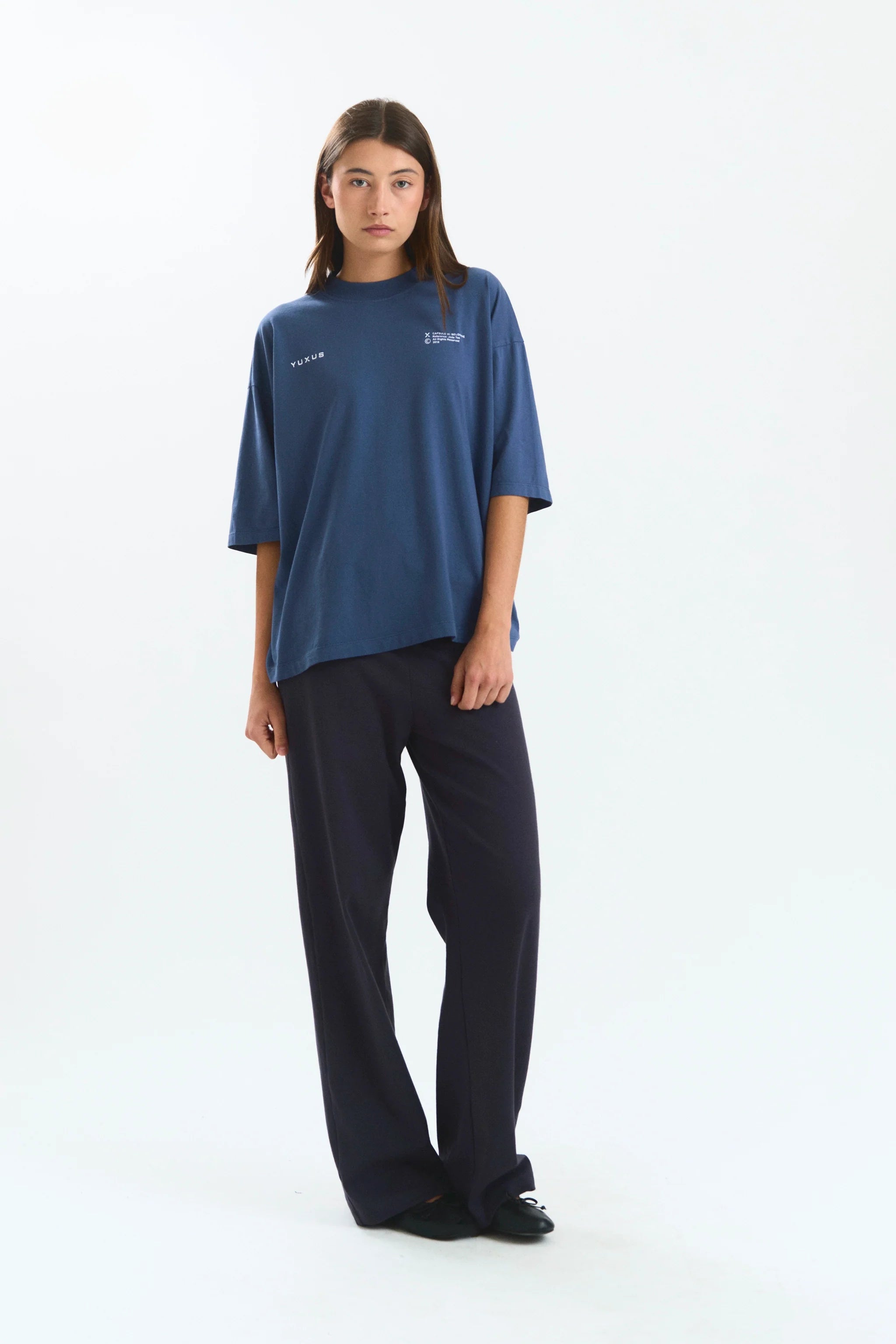 JADE "BELGRAVE" T-SHIRT BLUE