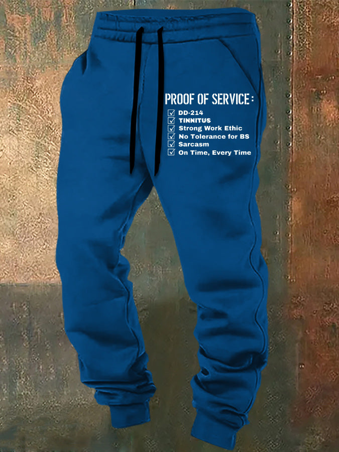 Proof Of Service Pattern Print Casual  Casual Sweatpants