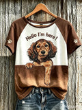 Women's Cute Dog T-Shirt