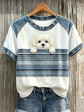 Women's Casual Print Short-Sleeve T-Shirt