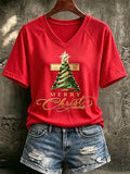 Women's Casual Printed Short-Sleeve T-Shirt