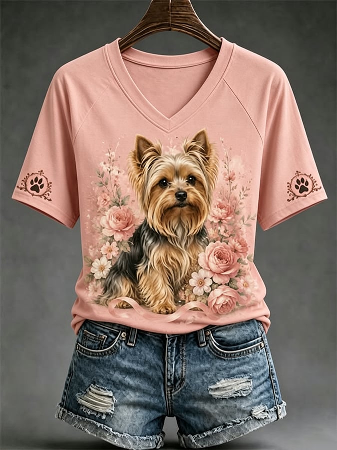 Women's Art Dog Tee