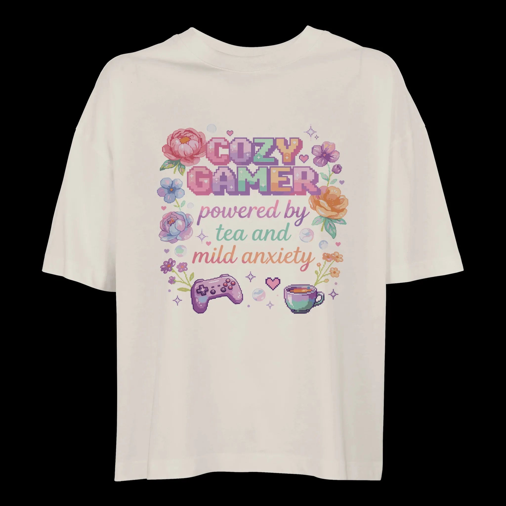 Cozy Gamer Box Fit Cotton T-Shirt