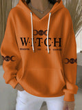 🔥HOT SALE🔥Women's Witch Whatever I Try Can Happen Print Casual Sweatshirt