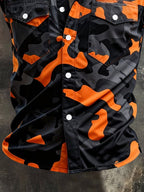 Men's Retro Patriotic Color-Block Printed Sleeveless Shirt