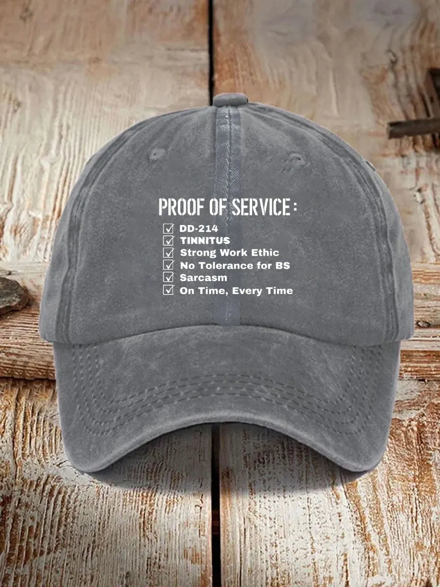 Proof Of Service  Pattern Washed And Distressed Hats